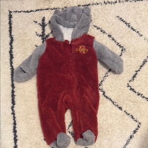 Iowa State fleece bodysuit